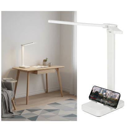 Brilagi - Stmievateľná LED stolová lampa MODO DUO LED/8W/5V 3000/4000/6500K biela