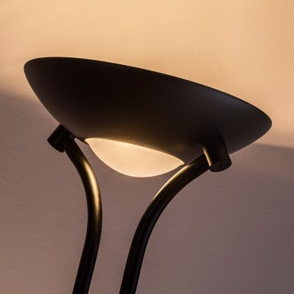 Brilagi - Stmievateľná stojacia lampa SCARLETT 1xR7s/230W/230V + 1xG9/40W čierna