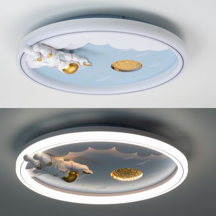 Brilagi - LED stmievateľné detské stropné svietidlo LED/42W/230V 3000/5700K astronaut