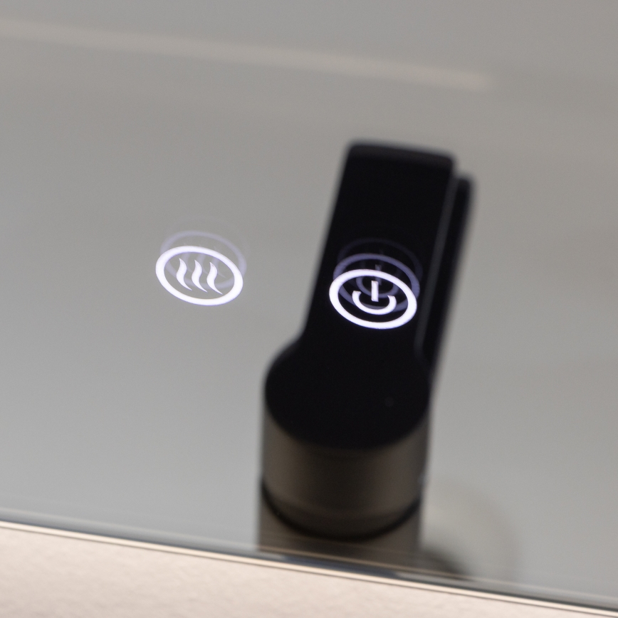 Brilagi - LED Kúpeľňové vyhrievané zrkadlo DIANA LED/17W/230V 60x60 cm IP44 CRI 90 stmievateľné + CCT