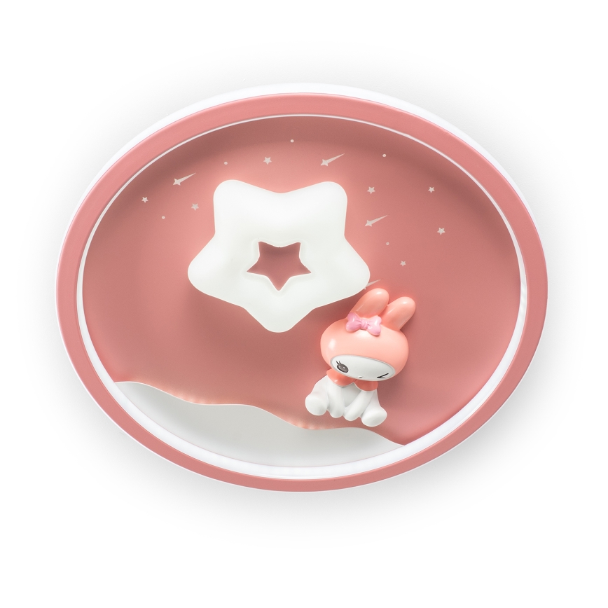 Brilagi - LED stmievateľné detské stropné svietidlo BUNNY LED/83W/230V 3000-6000K pr. 49 cm + diaľkové ovládanie