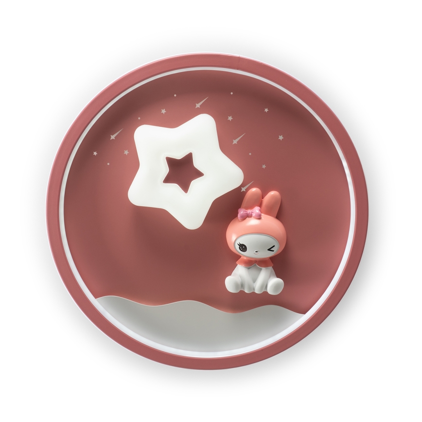 Brilagi - LED stmievateľné detské stropné svietidlo BUNNY LED/83W/230V 3000-6000K pr. 49 cm + diaľkové ovládanie