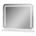Brilagi - Stmievateľné LED make-up zrkadlo CALIFORNIA LED/22W/230V 3000/4000/6500K 58x43 cm biele
