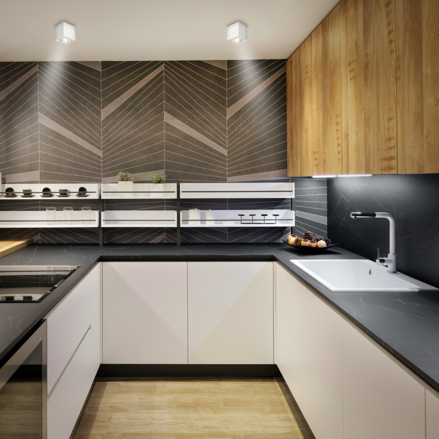 Brilagi - LED RGBW stmievateľné bodové svietidlo MIA 1xGU10/30W/230V 3000K Wi-Fi 84x80 mm biela