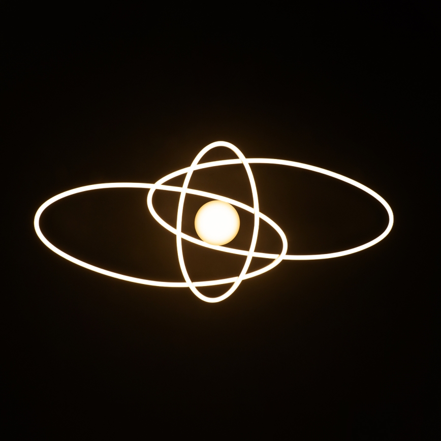 BRILAGI - LED stmievateľné stropné svietidlo APOLLO LED/58W/230V 3000-6500K 43,2x101,2 cm matný chróm + diaľkové ovládanie