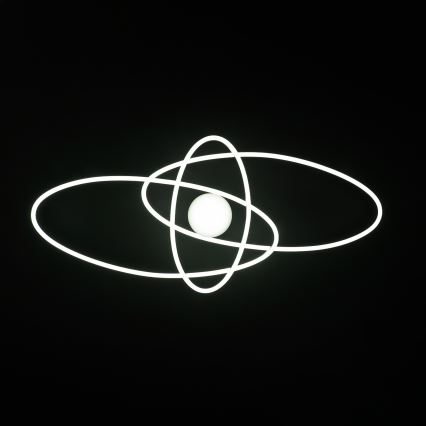 BRILAGI - LED stmievateľné stropné svietidlo APOLLO LED/58W/230V 3000-6500K 43,2x101,2 cm matný chróm + diaľkové ovládanie
