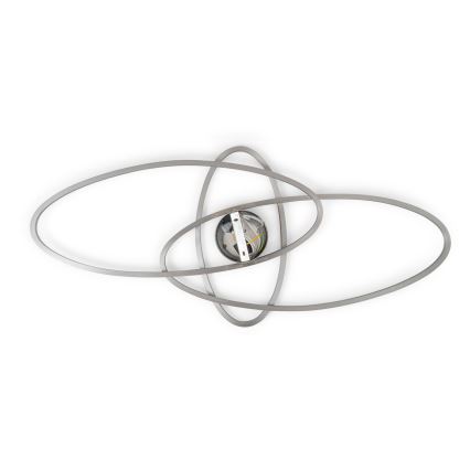 BRILAGI - LED stmievateľné stropné svietidlo APOLLO LED/58W/230V 3000-6500K 43,2x101,2 cm matný chróm + diaľkové ovládanie