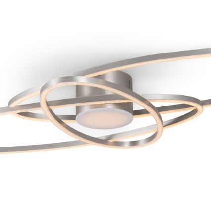 BRILAGI - LED stmievateľné stropné svietidlo APOLLO LED/58W/230V 3000-6500K 43,2x101,2 cm matný chróm + diaľkové ovládanie