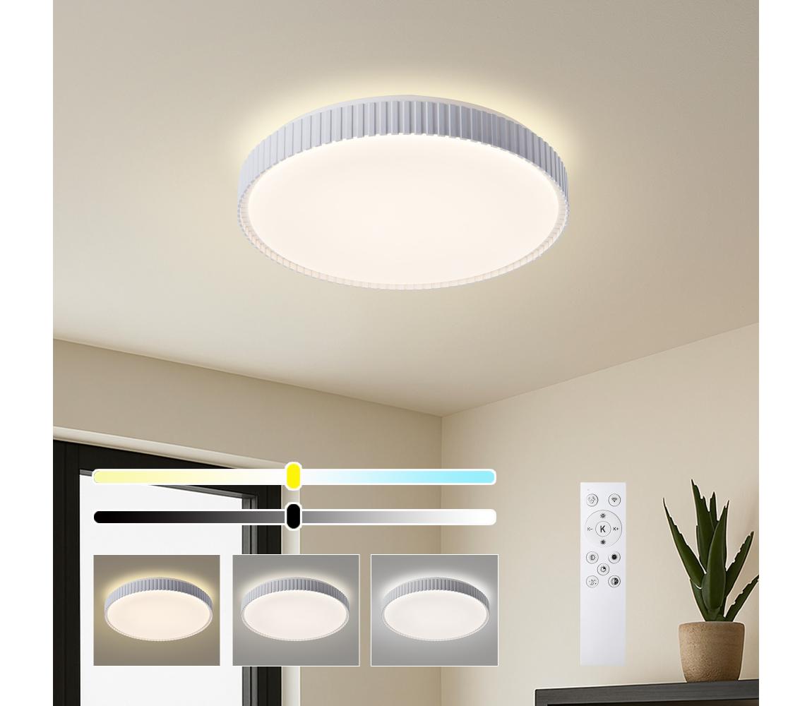 Brilagi - stmievateľné LED stropné svietidlo CORVO LED/72W/230V 3000-6000K biela priemer 50 cm +DO BRI848