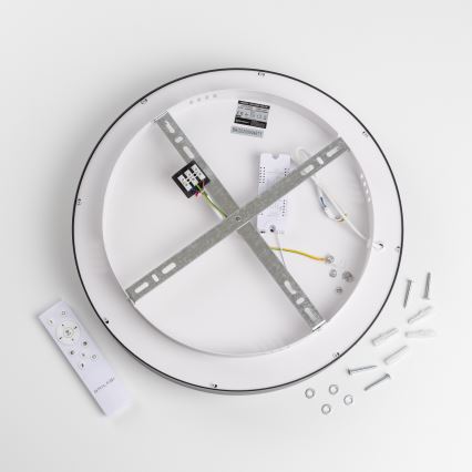 Brilagi - LED Stmievané stropné svietidlo FALCON II LED/67W/230V 3000-6500K pr. 40 cm čierna + diaľkové ovládanie