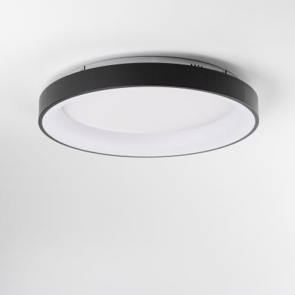 Brilagi - LED stmievateľné stropné svietidlo FALCON II LED/99W/230V 3000-6500K pr. 60 cm čierna + diaľkové ovládanie
