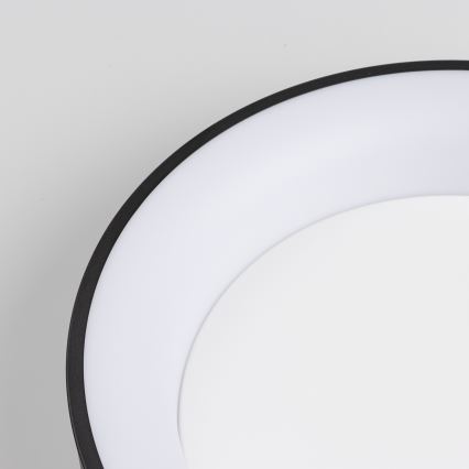 Brilagi - LED stmievateľné stropné svietidlo FALCON LED/80W/230V 3000-6500K pr. 60 cm čierna + diaľkové ovládanie