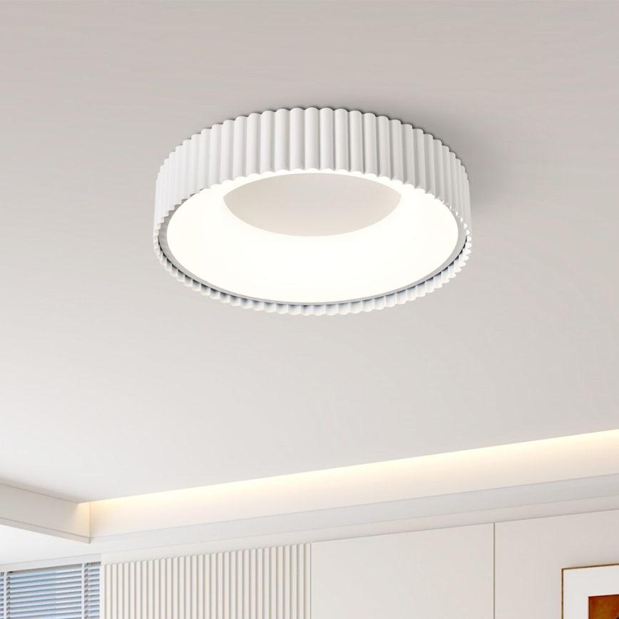 Brilagi - LED stmievateľné stropné svietidlo FALCON MODERN LED/30W/230V 3000-6000K 40 cm biela + diaľkové ovládanie