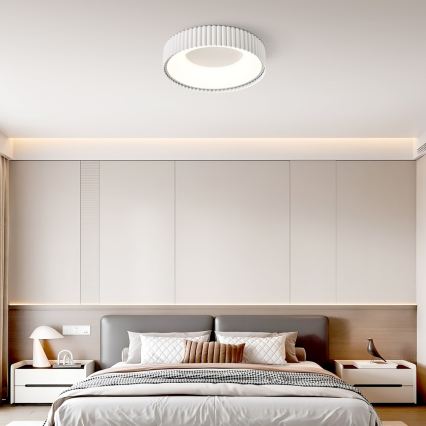 Brilagi - LED stmievateľné stropné svietidlo FALCON MODERN LED/30W/230V 3000-6000K 40 cm biela + diaľkové ovládanie