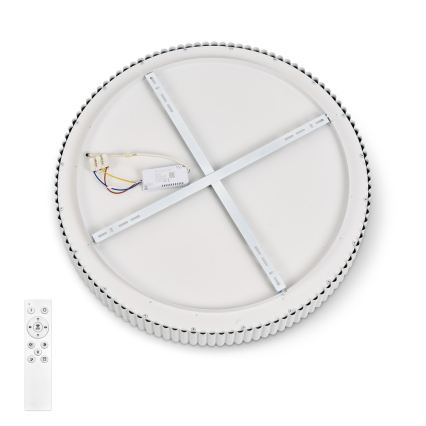 Brilagi - LED stmievateľné stropné svietidlo FALCON MODERN LED/54W/230V 3000-6000K 60 cm biela + diaľkové ovládanie