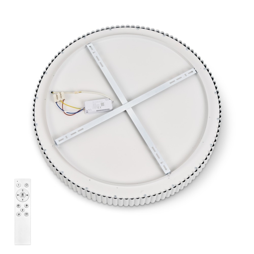 Brilagi - LED stmievateľné stropné svietidlo FALCON MODERN LED/54W/230V 3000-6000K 60 cm biela + diaľkové ovládanie