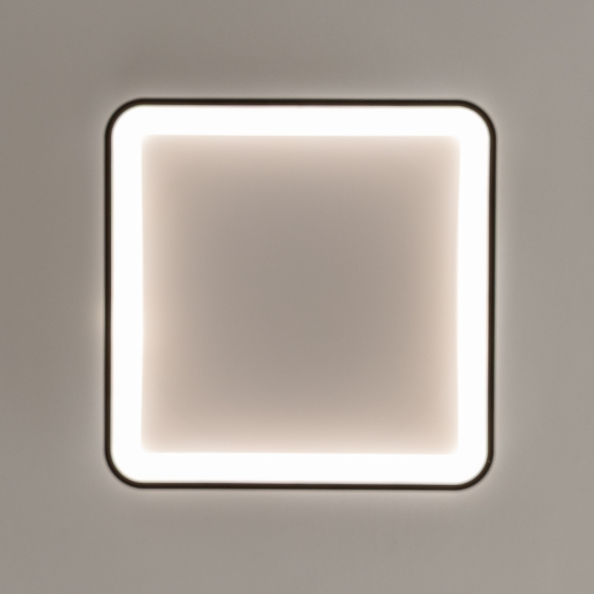 Brilagi - LED stlmiteľné stropné svietidlo FALCON SLIM LED/50W/230V 3000-6500K 50x50 cm čierne + diaľkové ovládanie