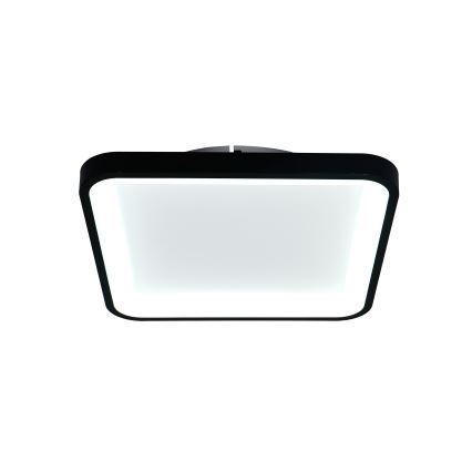 Brilagi - LED stmievateľné stropné svietidlo FALCON SLIM LED/50W/230V 3000-6500K 50x50 cm čierne + diaľkové ovládanie