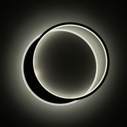 Brilagi - Stmievané stropné svietidlo FLARE LED/48W/230V 3000-6000K 39,5x45 cm biela/čierna + diaľkové ovládanie