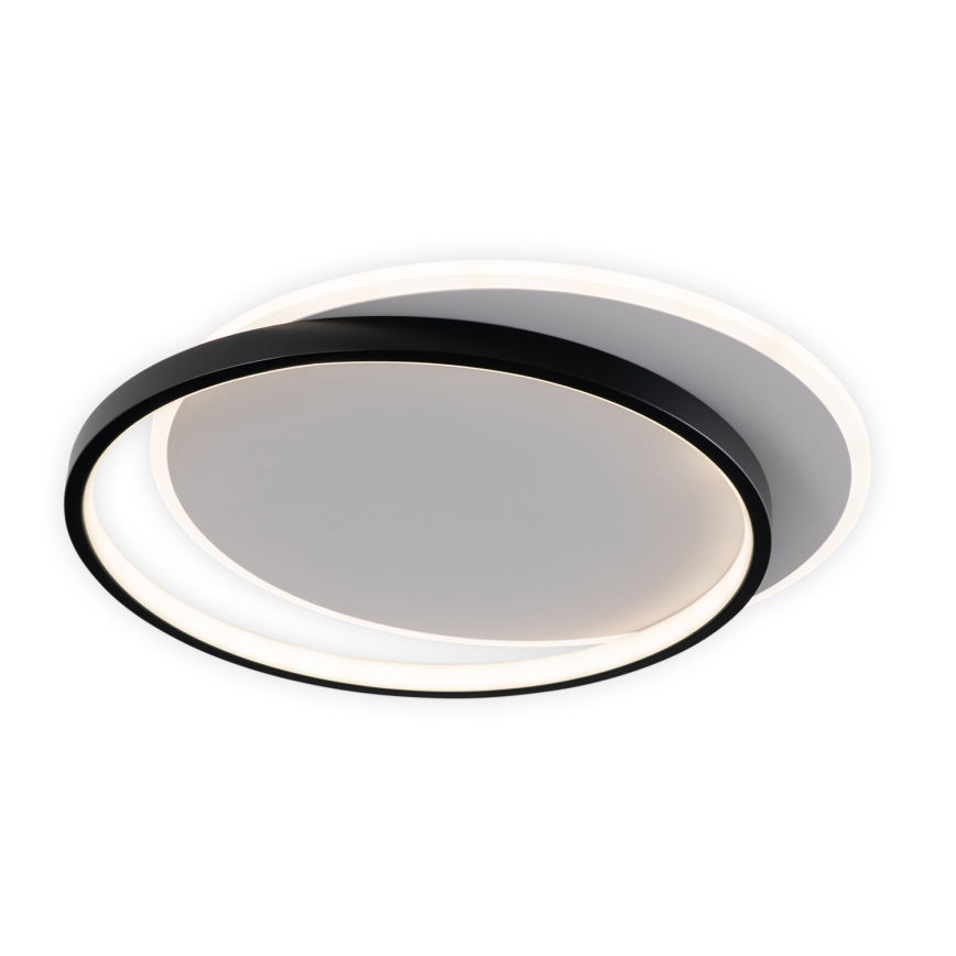 Brilagi - Stmievané stropné svietidlo FLARE LED/48W/230V 3000-6000K 39,5x45 cm biela/čierna + diaľkové ovládanie