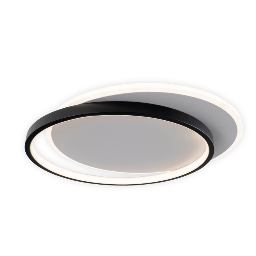 Brilagi - Stmievané stropné svietidlo FLARE LED/48W/230V 3000-6000K 39,5x45 cm biela/čierna + diaľkové ovládanie