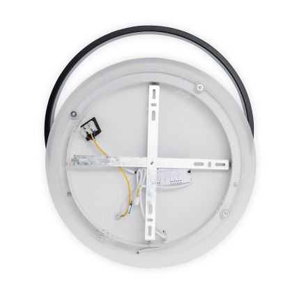 Brilagi - Stmievané stropné svietidlo FLARE LED/48W/230V 3000-6000K 39,5x45 cm biela/čierna + diaľkové ovládanie