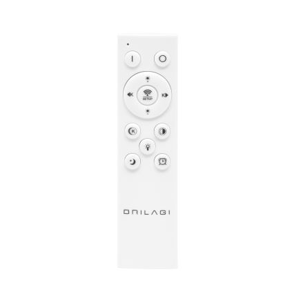 Brilagi - Stmievané stropné svietidlo FLARE LED/48W/230V 3000-6000K 39,5x45 cm biela/čierna + diaľkové ovládanie