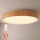 Brilagi - stmievateľné LED stropné svietidlo FLOCO LED/48W/230V, priemer 40 cm, drevený dekor/biela + diaľkové ovládanie