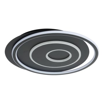 Brilagi - Stmievateľné LED stropné svietidlo IRIS LED/83W/230V 3000-6000K 46x50 cm čierne + diaľkové ovládanie