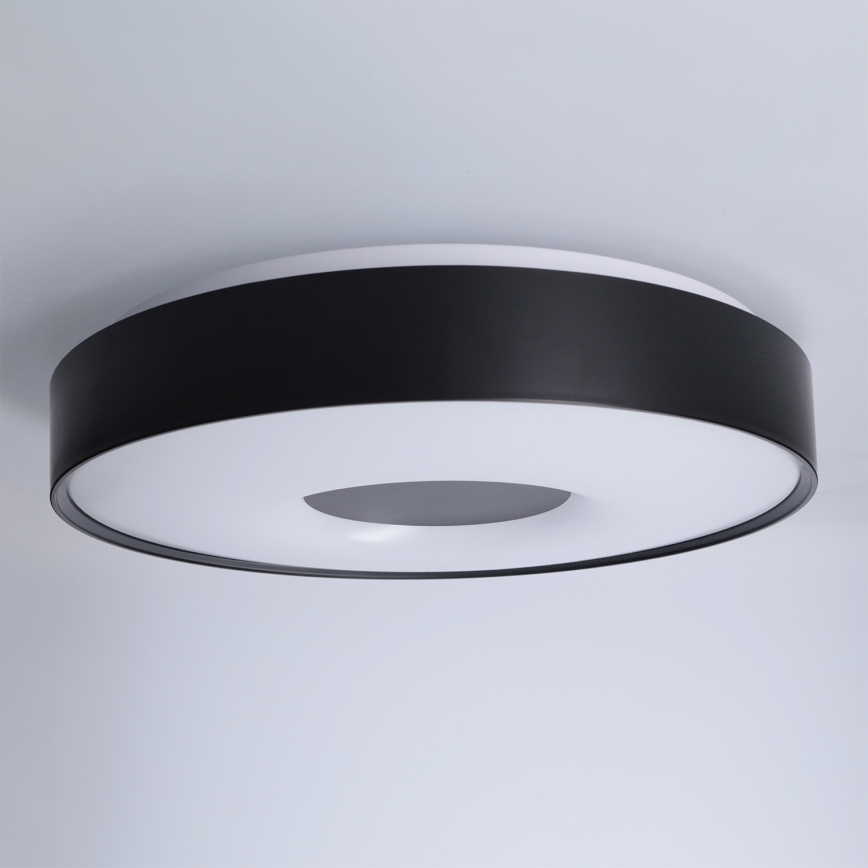 Brilagi - LED stmievateľné stropné svietidlo JAMIS LED/48W/230V 3000-6500K priemer 39 cm čierne + diaľkové ovládanie