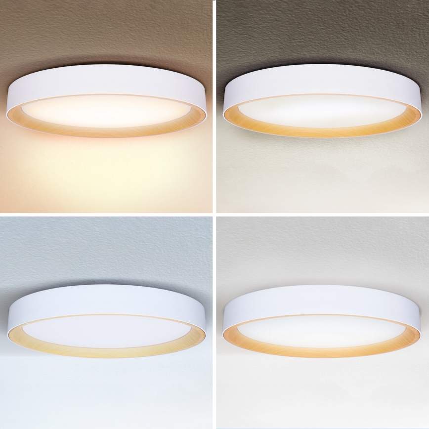 Brilagi - LED stmievateľné stropné svietidlo LARIOS LED/72W/230V 3000-6500K biela, priemer 59 cm + diaľkové ovládanie