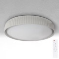 Brilagi - Stmievateľné LED stropné svietidlo LUCIA, 60 W, 230 V, 3000–6500 K, priemer 59 cm, biela – s diaľkovým ovládaním