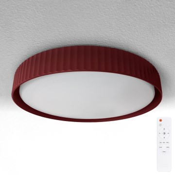 Brilagi - stmievateľné LED stropné svietidlo LUCIA LED/48W/230V 3000-6500K, priemer 41 cm, červené + diaľkové ovládanie