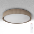 Brilagi - Stmievateľné LED stropné svietidlo LUCIA LED/60W/230V 3000-6500K pr. 59 cm hnedé + diaľkové ovládanie