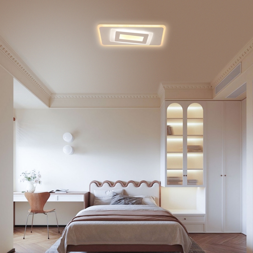 Brilagi - LED stmievateľné stropné svietidlo MODERN LED/51W/230V 3000-6000K 20x40 cm + diaľkové ovládanie