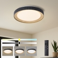 Brilagi - stmievateľné LED stropné svietidlo NEXO LED/48W/230V 3000–6000K čierne pr. 43 cm + diaľkové ovládanie