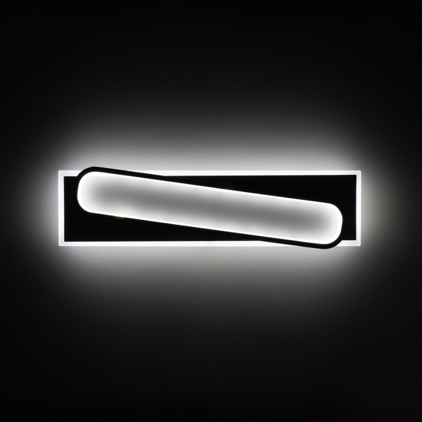 Brilagi - stmievateľné LED stropné svietidlo OUTLINE LED/52W/230V 3000-6000K 15x60 cm biela/čierna + diaľkové ovládanie
