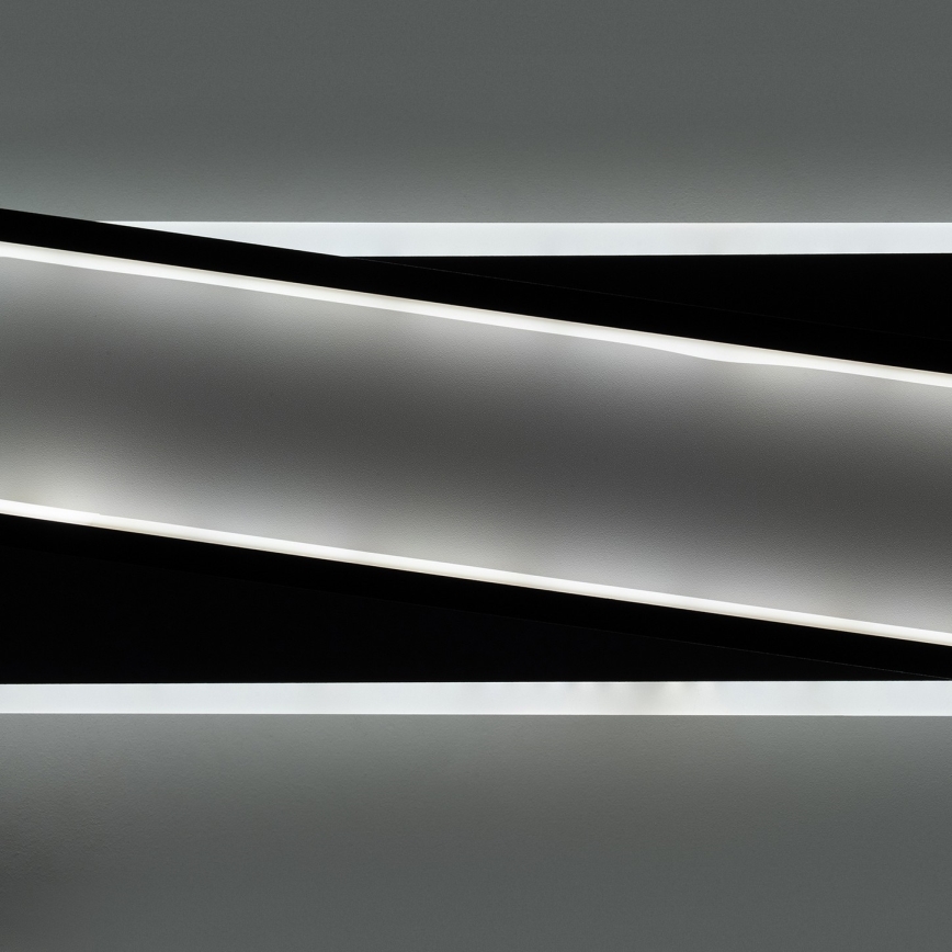 Brilagi - stmievateľné LED stropné svietidlo OUTLINE LED/52W/230V 3000-6000K 15x60 cm biela/čierna + diaľkové ovládanie
