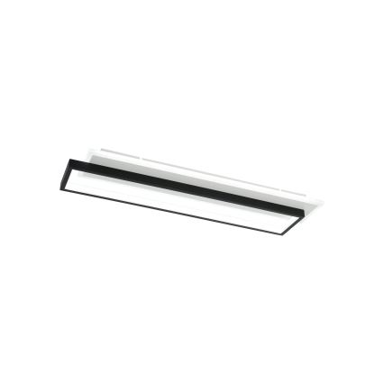 Brilagi - LED stmievateľné stropné svietidlo OUTLINE LED/66W/230V 3000-6000K 15x60 cm biela/čierna + diaľkové ovládanie