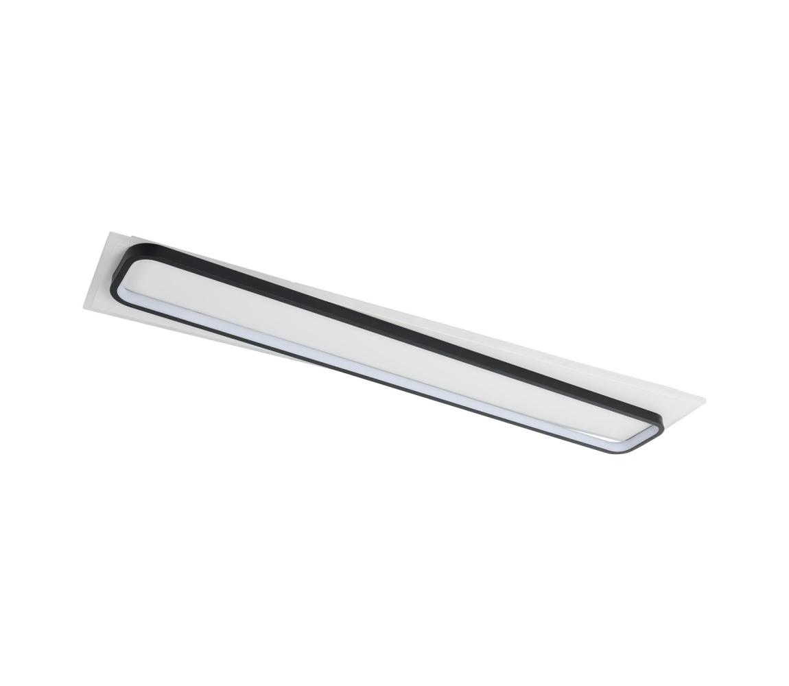 Brilagi - stmievateľné LED stropné svietidlo OUTLINE LED/90W/230V 18x100 cm biele/čierne + diaľkový ovládač BRMXC2755-1000