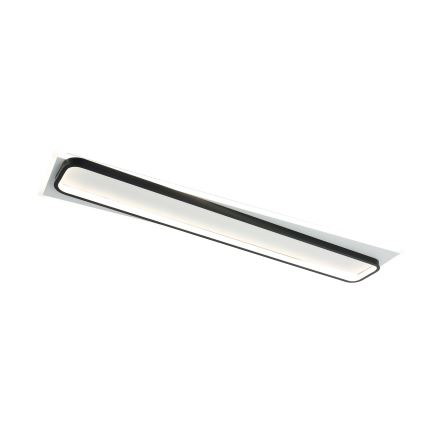 Brilagi - LED Stmievateľné stropné svietidlo OUTLINE LED/90W/230V 3000-6000K 18x100 cm biela/čierna + diaľkové ovládanie