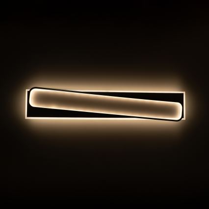 Brilagi - LED Stmievateľné stropné svietidlo OUTLINE LED/90W/230V 3000-6000K 18x100 cm biela/čierna + diaľkové ovládanie