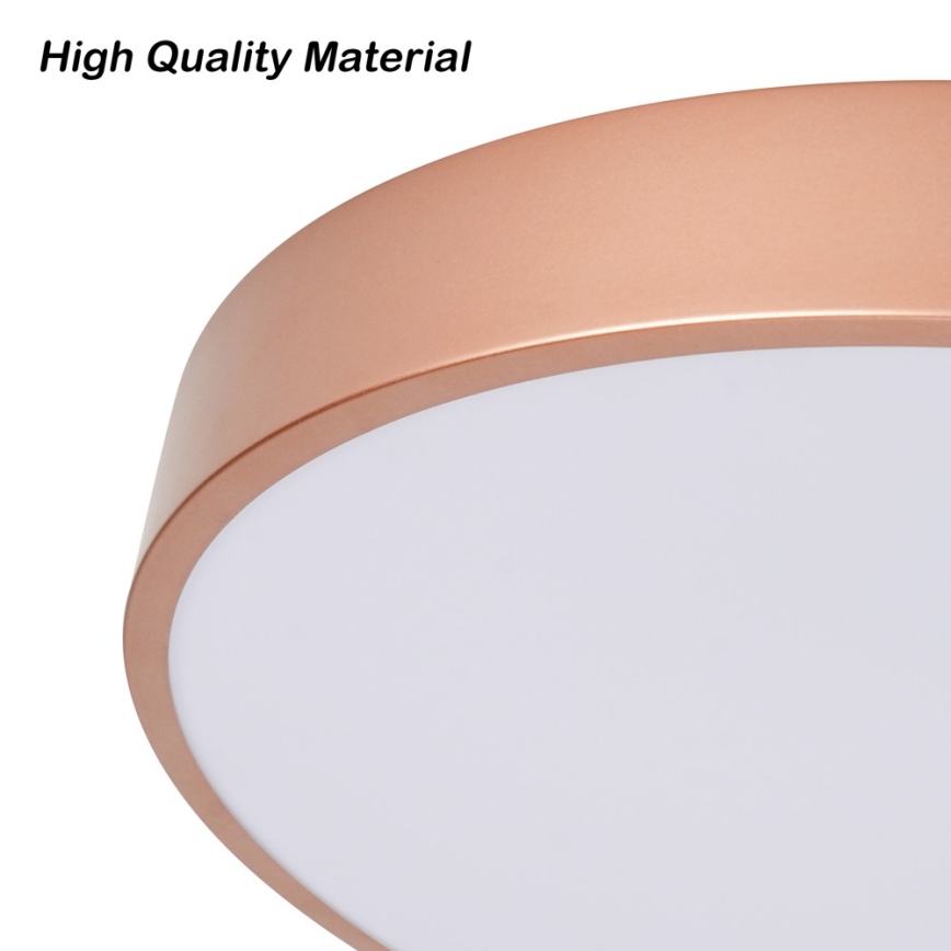 Brilagi - stmievateľné LED stropné svietidlo POOL LED/24W/230V 3000–6000 K pr. 20 cm bronzové + diaľkové ovládanie