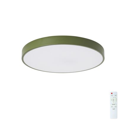Brilagi - Stmievateľné LED stropné svietidlo POOL LED/60W/230V 3000-6000K pr. 50 cm zelená + diaľkové ovládanie