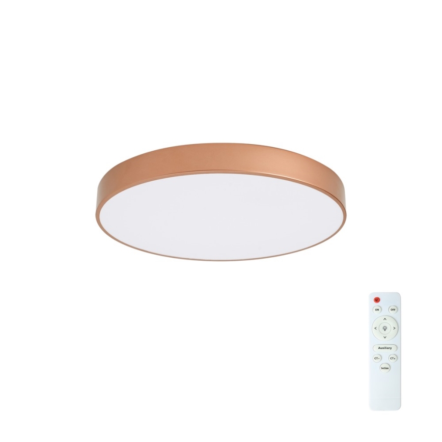 BRILAGI - LED stmievateľné stropné svietidlo POOL LED/60W/230V 3000-6000K priemer 60 cm bronzové + diaľkové ovládanie