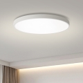 Brilagi - Stmievateľné LED stropné svietidlo POOL SMART 100W/230V, 3000-6000K, pr. 80 cm, biele + diaľkové ovládanie
