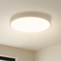 Brilagi - stmievateľné LED stropné svietidlo POOL SMART LED/48W/230V 3000-6000K priemer 40 cm Wi-Fi Tuya béžové + diaľkové ovládanie