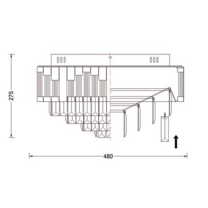 Brilagi - LED stmievateľné stropné svietidlo SPECTRA LED/45W/230V 3000-6000K pr. 48 cm zlaté + diaľkové ovládanie