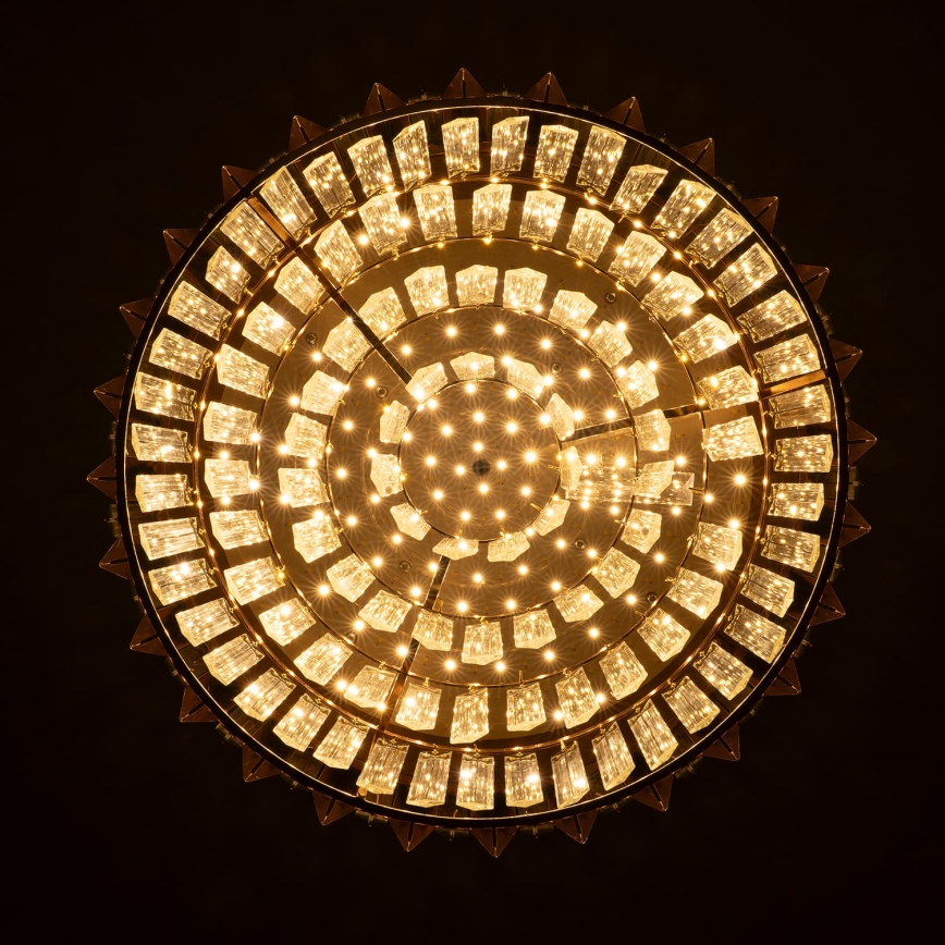 BRILAGI - LED stmievateľné stropné svietidlo SPECTRA LED/45W/230V 3000-6000K pr. 48 cm zlaté + diaľkové ovládanie