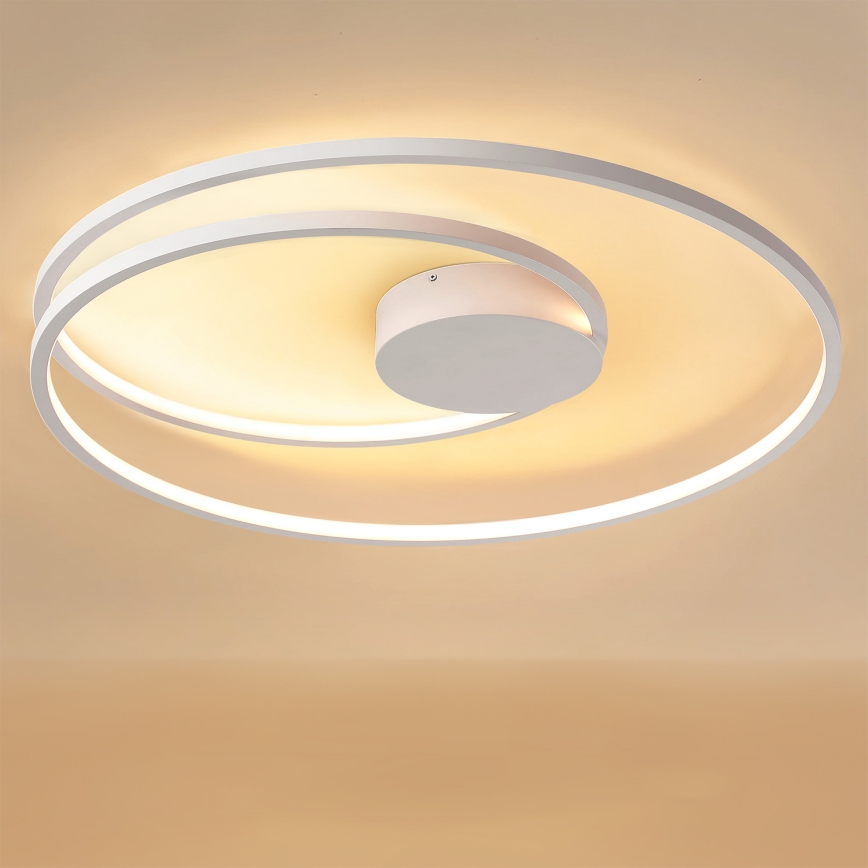 Brilagi - LED stmievateľné stropné svietidlo TWISTER LED/105W/230V 3000-6000K priemer 100 cm biela + diaľkové ovládanie